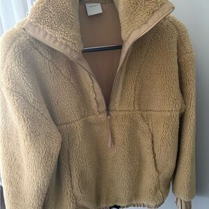 Varley Tan Sherpa Jacket